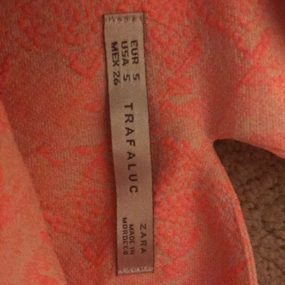 Size Small Coral/Pink fit and flair dress - Picture 3 of 3